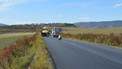 Стартира полагането на първия пласт асфалт в село Голям извор