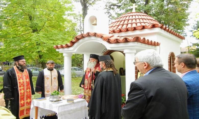 Архиерейска служба в Белодробна болница Троян