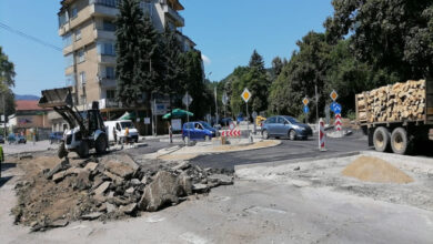 Важно! Временна организация за движението на пътни превозни средства