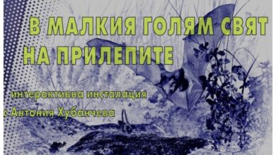 Интерактивна инсталация "В малкия голям свят на прилепите" в Черни Осъм