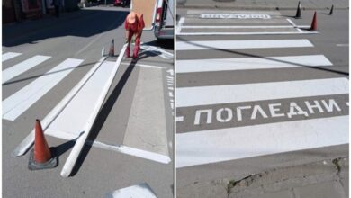 Започна полагането на пътна маркировка в Община Троян