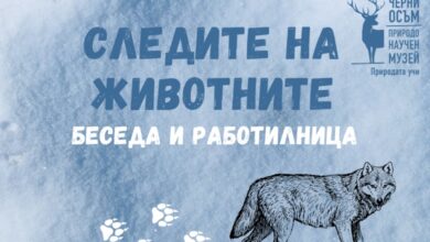 Природонаучен музей – Черни Осъм организира образователна програма „Следите на животните“ за деца от 7 до 14 години