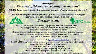 Фотоконкурс „100 години седмица на гората“