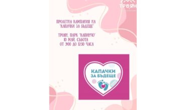 Кампанията "Капачки за бъдеще" в Троян ще се проведе на 10.05.2025 г