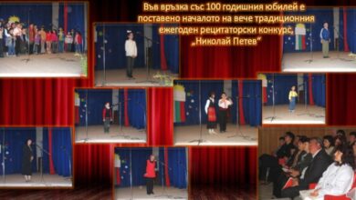 Покана за участие в XX юбилеен рецитаторски конкурс „Николай Петев“