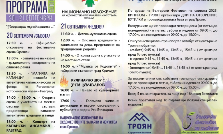 Заповядайте на фестивал в Орешак, за да посрещнете традициите!