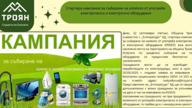 Екологична акция в Троян: Старт на кампания за събиране на стари електроуреди