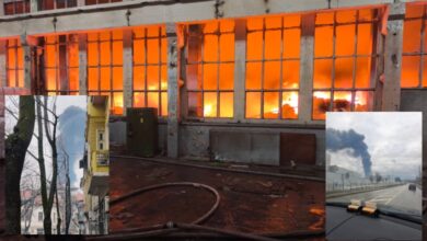 Пожар в склад за текстил в Троян, екипи от два града борят пламъците-2