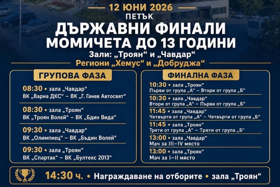 Новата спортна зала „Троян“ приема Държавните финали по волейбол-1
