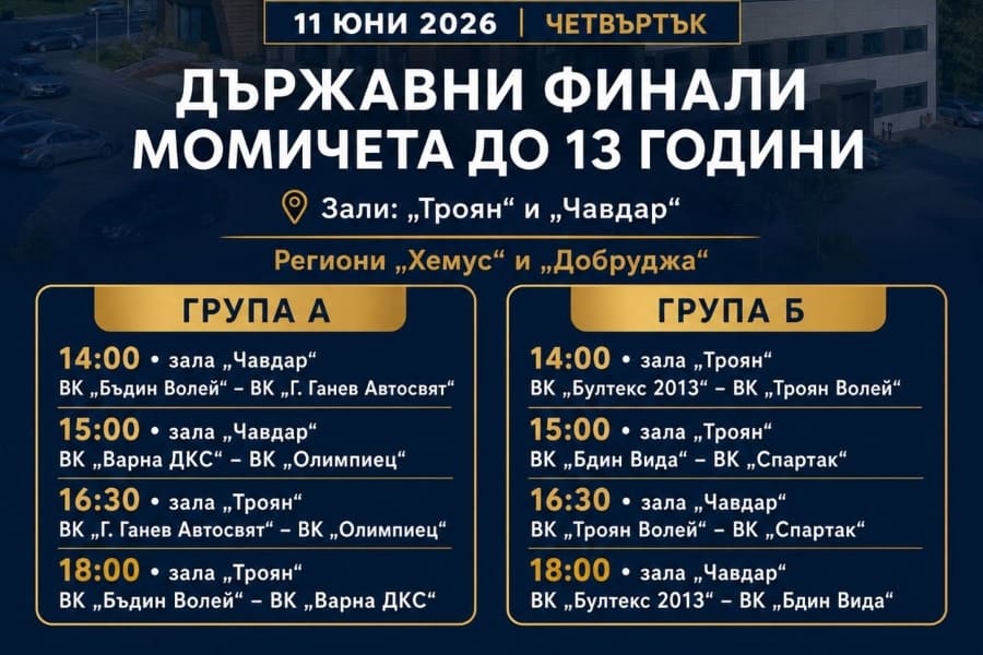 Новата спортна зала „Троян“ приема Държавните финали по волейбол-2