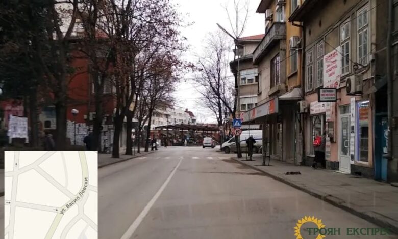 Временна организация на движението в Троян