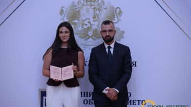Габриела Драголова от Троян получи престижната „Национална диплома“