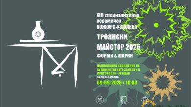 Откриват XIII-тото издание на керамичния конкурс-изложба „Троянски майстор: Форми & шарки“в Орешак