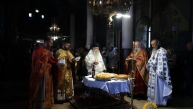 Панихида за 40 дни от кончината на отец Марин Божков в Троян